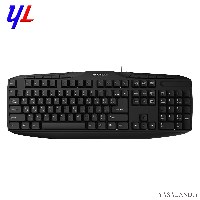 صفحه کلید کینگ استار مدل KB63 با سیم رنگ مشکی