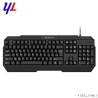 صفحه کلید کینگ استار مدل KB72 با سیم رنگ مشکی