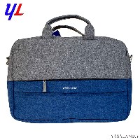 کیف لپتاپ کینگ استار مدل KLB1101 نوع دستی رنگ آبی و خاکستری
