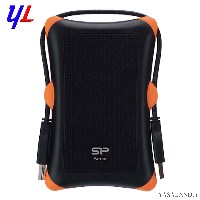 هارد بیرونی سیلیکون پاور مدل A30 ظرفیت 2 ترابایت رنگ نارنجی و مشکی