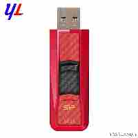 فلش سیلیکون پاور Blaze B50 USB 3.2 ظرفیت 32GB رنگ قرمز