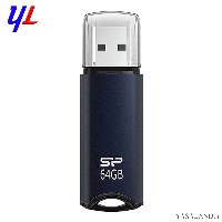 فلش سیلیکون پاور مدل Marvel M02 ظرفیت 64 گیگابایت نوع USB 3.2 رنگ آبی