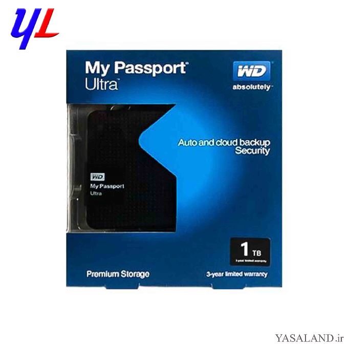 باکس هارد وسترن دیجیتال مدل مای پاسپورت نوع 2.5 اینچ USB3.0 رنگ مشکی