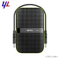 هارد بیرونی سیلیکون پاور مدل A60 ظرفیت 4 ترابایت رنگ مشکی و سبز