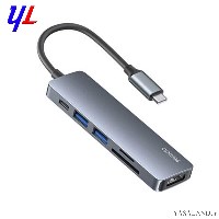 هاب یو اس بی یسیدو مدل HB11 تایپ سی 6 کاره