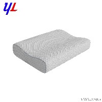 بالش طبی مموری فوم مدل رومانتیک موج دار رنگ سفید