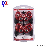 دسته بازی ایکس پی مدل XP-MX216M دو نفره شوکدار رنگ قرمز