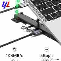 پایه خنک کننده یوگرین مدل CM359-80551 دارای هاب USB