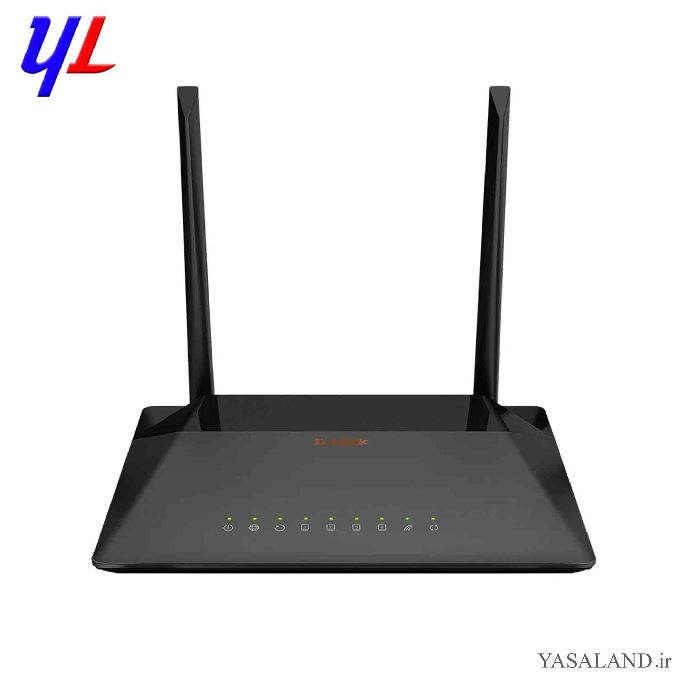 مودم روتر دی لینک مدل DSL-224 VDSL2/ADSL2 رنگ مشکی