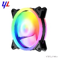 فن کیس گرین 12 ولت با ابعاد 12 در 12 سانتیمتر RGB
