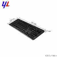 صفحه کلید ای فورتک مدل KK-3 با سیم رنگ مشکی