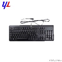 صفحه کلید اچ پی مدل KU1156 با سیم رنگ مشکی