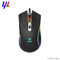 ماوس رپو مدل V28S با سیم مخصوص بازی رنگ مشکی