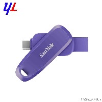 فلش سن دیسک مدل Phone Drive SDDDC6 ظرفیت 32 گیگابایت نوع USB3.2 دو سر رنگ بنفش