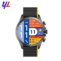 ساعت هوشمند گلوریمی مدل M2 رنگ مشکی با بند مشکی و زرد