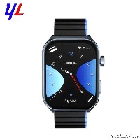 ساعت هوشمند کیسلکت مدل KS2 رنگ مشکی با بند مشکی و آبی