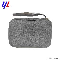 کیف هارد اکسترنال ضربه گیردار ساده سایز بزرگ رنگ خاکستری