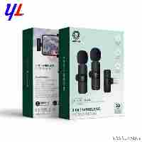 میکروفن گرین لاین مدل DualMic یقه ای رنگ مشکی