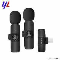 میکروفن گرین لاین مدل DualMic یقه ای رنگ مشکی