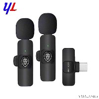 میکروفون گرین لاین مدل DualMic یقه ای رنگ مشکی