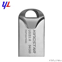 فلش کینگ استار مدل KS218 ظرفیت 64 گیگابایت نوع USB 2.0 رنگ نقره ای