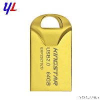 فلش کینگ استار مدل KS218 ظرفیت 64 گیگابایت نوع USB 2.0 رنگ طلایی