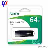 فلش اپیسر مدل AH336 ظرفیت 64 گیگابایت رنگ مشکی