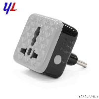 تبدیل برق 3 به 2 هادرون مدل P103 هوشمند تایمردار رنگ مشکی