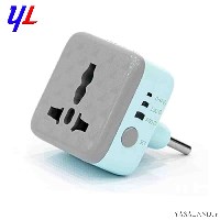 تبدیل برق 3 به 2 هادرون مدل P103 هوشمند تایمردار رنگ آبی