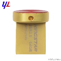 فلش کینگ استار مدل KS240 ظرفیت 64 گیگابایت نوع USB 2.0 رنگ طلایی