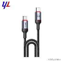 کابل شارژ یسیدو مدل CA181 دوسر تایپ سی 60 وات 3 آمپر