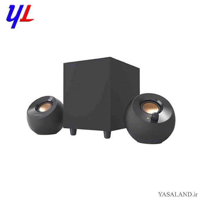 اسپیکر کریتیو مدل PEBBLE Plus سه تیکه رنگ مشکی