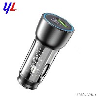 شارژر فندکی یسیدو مدل Y49 سوپر فست 30 وات رنگ مشکی