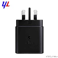 شارژر موبایل سامسونگ مدل 45 وات USB-C فست شارژ رنگ مشکی