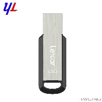 فلش لکسار مدل M400 ظرفیت 128 گیگابایت نوع USB 3.2 رنگ نقره ای