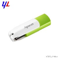 فلش اپیسر مدل AH335 ظرفیت 64 گیگابایت با رابط USB2.0 رنگ سفید و سبز
