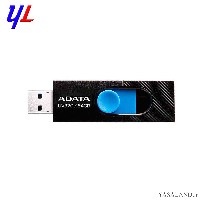 فلش ای دیتا مدل UV320 با ظرفیت 64 گیگابایت با رابط USB3.2 رنگ مشکی