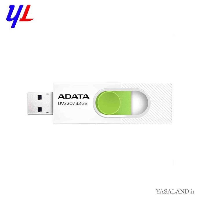 فلش ای دیتا مدل UV320 با ظرفیت 32 گیگابایت با رابط USB3.2 رنگ سفید