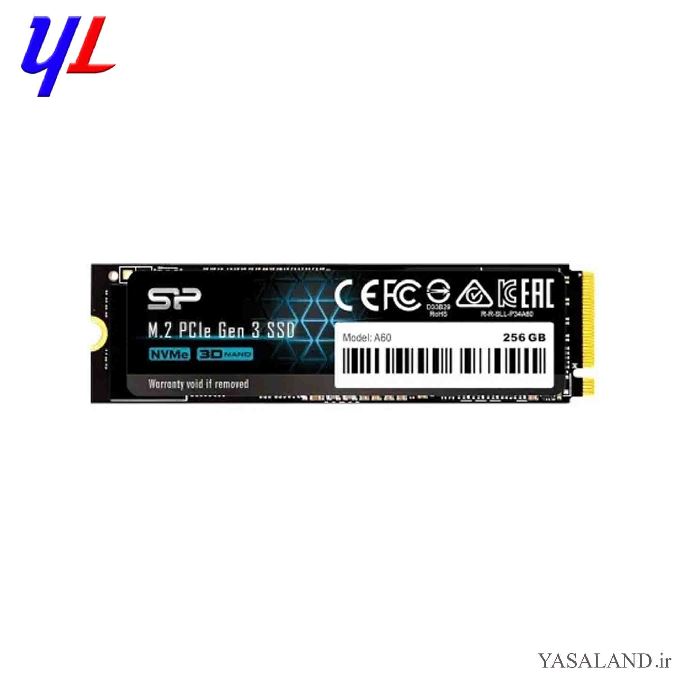 حافظه اس اس دی سیلیکون پاور مدل M.2 PCIe Gen3*4 NVMe P34A60 با ظرفیت 256 گیگابایت