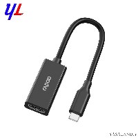 تبدیل پورت و اتصال رپو مدل XD10 تایپ سی به اچ دی ام آی رنگ مشکی