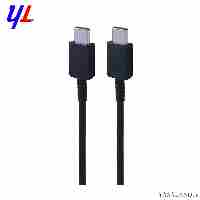 کابل شارژ موبایل دو سر تایپ سی سامسونگ مدل S25 به طول 1 متر رنگ مشکی