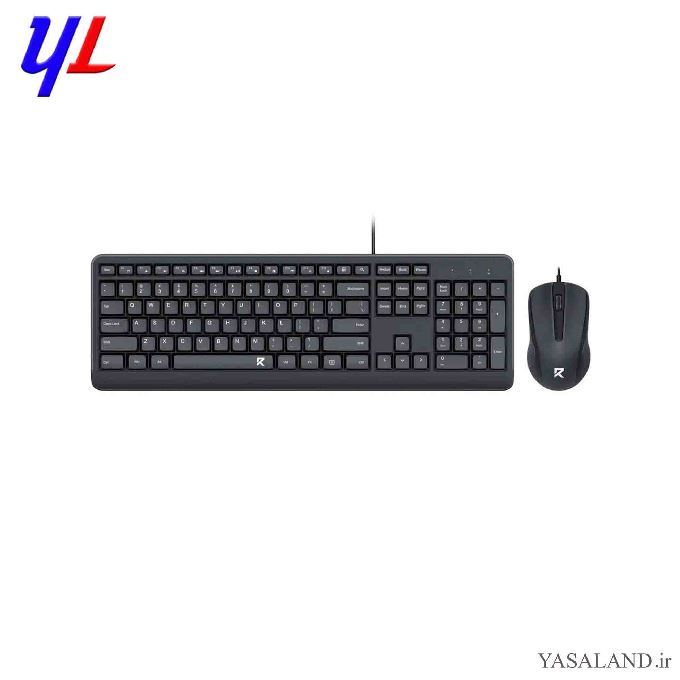 صفحه کلید و ماوس ردراگون مدل BS-7092 باسیم رنگ مشکی